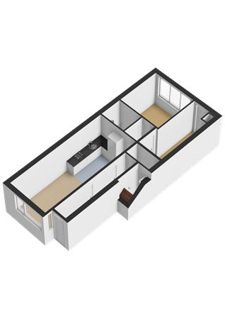 Floorplan - Moerkerkestraat 86A, 3081 RW Rotterdam